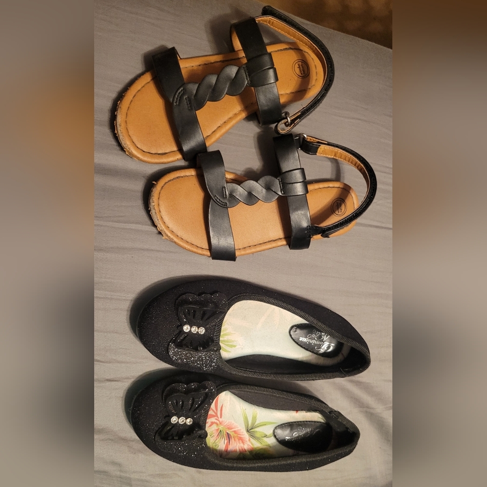 Wonder Nation sandals 12 & Dominique Nicole Dress Shoes 13